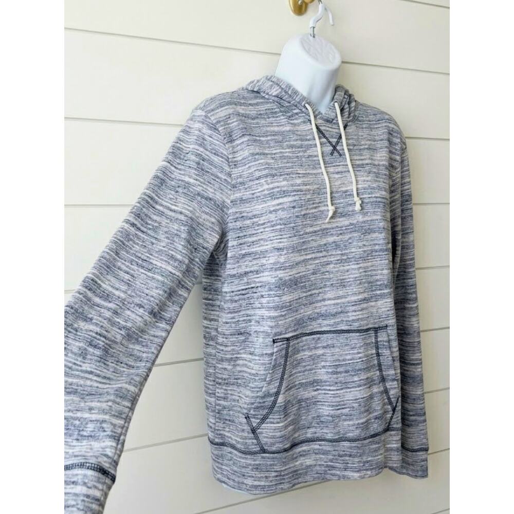 Old Navy Space Dye Hoodie S Gray Blue Cozy Casual Athleisure Essential - Picture 4 of 7